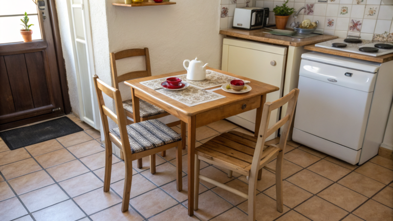 small table and chairs for small kitchen